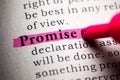 promise Royalty Free Stock Photo