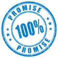 Promise rubber vector stamp