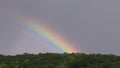 Promising joy arches in rainbow Royalty Free Stock Photo