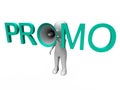 Promo Character Shows Sale Offer And Discounts