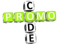 Promo Code Crossword Royalty Free Stock Photo
