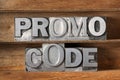 Promo code tray