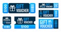 Promo code. Vector Gift Voucher with Coupon Code. Premium eGift Card Background for E-commerce, Online Shopping. Marketing. Vector Royalty Free Stock Photo