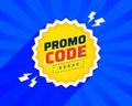 promo voucher coder sticker for online shopping Royalty Free Stock Photo