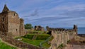 St. andrews castle, scotland Royalty Free Stock Photo