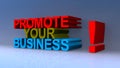 Promote your business on blue