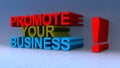 Promote your business on blue