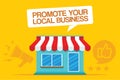 Promote your local business Royalty Free Stock Photo