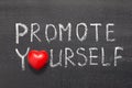 Promote yourself