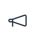 promotion icon vector from ecommerce user interface concept. Thin line illustration of promotion editable stroke. promotion linear