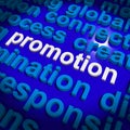 Promotion Word Cloud Shows Discount Bargain Or Mark down Royalty Free Stock Photo