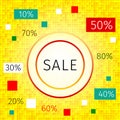 Promotional discount / sale background