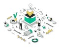 Promotional Overview of the Product Isometric Concept