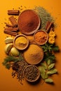 promotional photo of spices and various seasonings