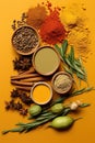 promotional photo of spices and various seasonings