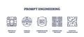 Prompt engineering focuses on innovative thinking, problem solving, and communication....