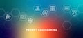 Prompt engineering input refinement command gradient header computing prompting generating management machine learning Royalty Free Stock Photo