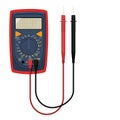 Prompt multimeter on transparent background Royalty Free Stock Photo