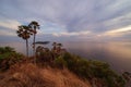 Promthep Cape viewpoint at sunset with Andaman sea in Phuket Island, tourist attraction in Thailand in travel trip and holidays Royalty Free Stock Photo