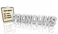 Pronouns Gender Non-Binary They Their Them Checklist 3d Illustration Royalty Free Stock Photo