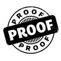 Proof rubber stamp
