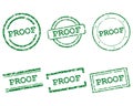 Proof stamps
