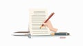 Professional Proofreading and Document Editing Image for Business Use