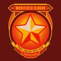 Revolution Manifesto Star Badge