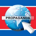 Propaganda Communist Hoax From North Korean 3d Illustration