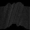 Music sound waves illustration