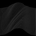 Music sound waves illustration