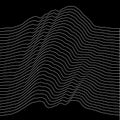 Music sound waves illustration Royalty Free Stock Photo