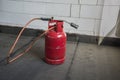 Propane butane bomb and torch for conctruction insulation and roofing