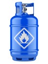 Propane cylinders with compressed gas