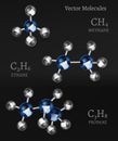 Propane Ethane Methane