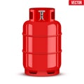 Propane Gas cylinder. Vector Illustration