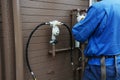 Propane gas installation work