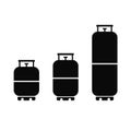 Propane Gas Tank icon set