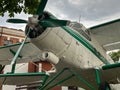 Propeller biplane aircraft type SP-ZEN - PZL-Mielec An-2 standing on the square in front of the Aviation Center of the State