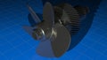 Propeller with gear