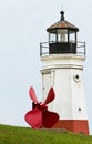 Propeller and Lighthouse Royalty Free Stock Photo