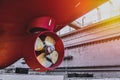 Propeller in shipyard for maintenance. Royalty Free Stock Photo