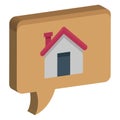 Property Advising Color vector icon fully editable Royalty Free Stock Photo