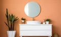 Property Bathroom Interiors, Modern of bathroom with sink bowl and mirror