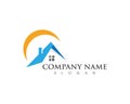 Property and Construction Logo design Royalty Free Stock Photo