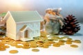 Property investment. Saving money concept Royalty Free Stock Photo