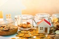 Property investment. Saving money concept Royalty Free Stock Photo