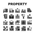 Property Maintenance And Repair Icons Set Vector