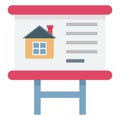 Property Presentation Color vector icon fully editable Royalty Free Stock Photo