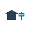 Property rent icon